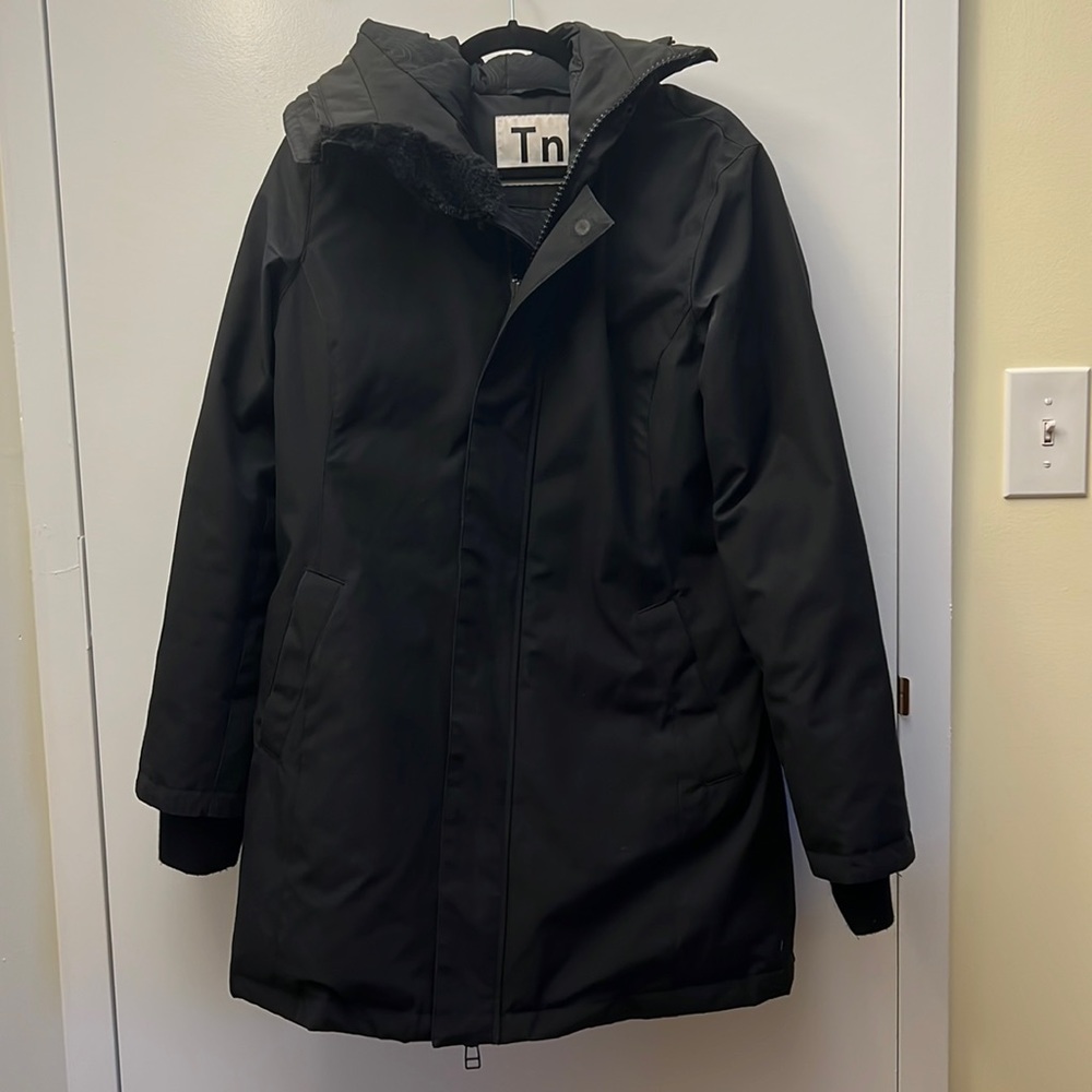 Black Aritzia TNA Haven Parka in Size L - Premium Goose Down